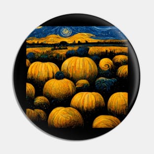 VAN GOGH PUMPKIN PATCH 02 Pin