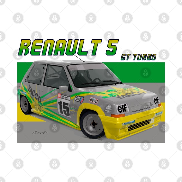 Renault 5 GT Turbo by PjesusArt