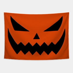 Jack-O-Lantern Halloween Pumpkin Face Tapestry