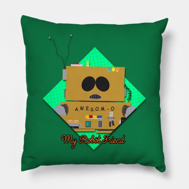 South Park - A.W.E.S.O.M.-O My Robot Friend Pillow by Xanderlee7