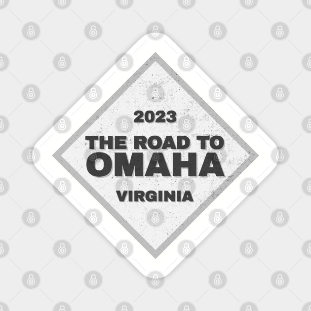 Virginia Road to Omaha College Baseball CWS 2023 Magnet by Designedby-E