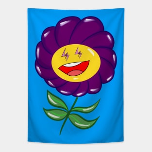 purple flower ecopop Tapestry