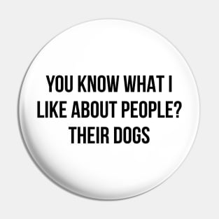 I Like Dogs Pin