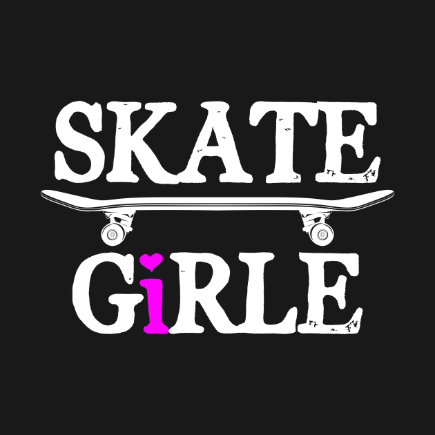 Funny Skater Skateboard Skateboarding Girl by ChrifBouglas