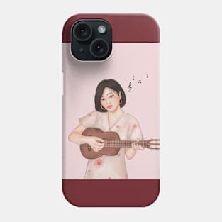 guitar song and girls Phone Case