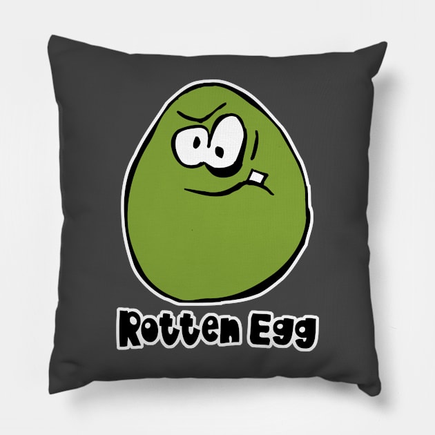 Rotten Egg Pillow by GoodEggWorld