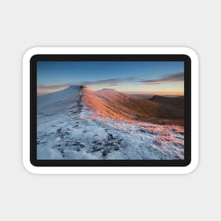 Corn Du, Pen y Fan and Cribyn from Bwlch Duwynt, Brecon Beacons National Park, Wales Magnet