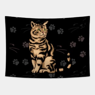 THE CAT LOVE Tapestry