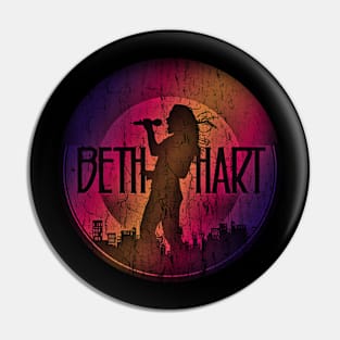 Beth Hart (Gradient art) Cracked Pin