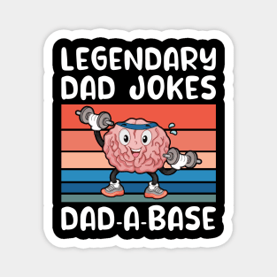 Legendary Dad Jokes Dad-A-Base Funny Dad Magnet