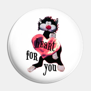 Heart for you Pin