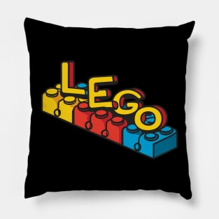 Master Builder Lego Brick Kids Design Pillow