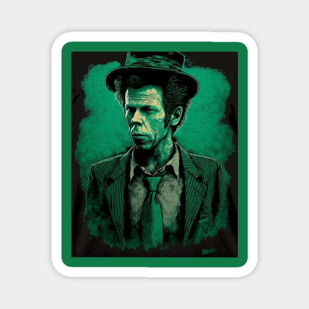 Tom Waits - All the world is green Magnet by Cisne Negro