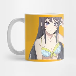 Senpai Sexy Girl Big Boobs Coffee Mug Ecchi Kawaii Ahegao Face