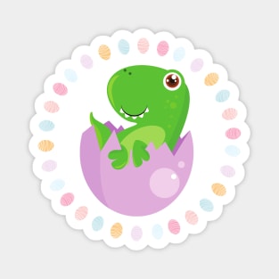 Dino Easter Kawaii Edition Magnet