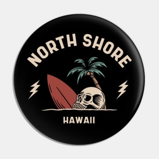 Vintage Surfing North Shore Hawaii Pin