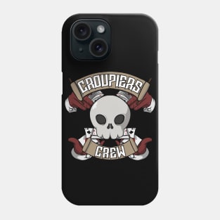 Croupiers crew Jolly Roger pirate flag Phone Case