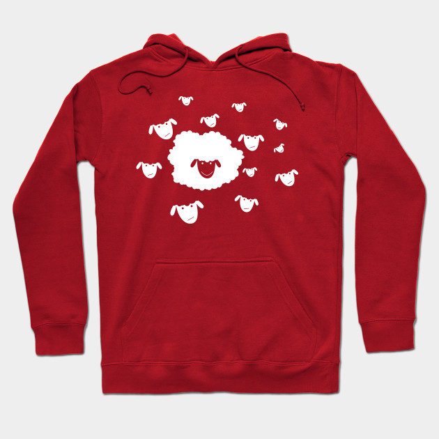 white sheep hoodie