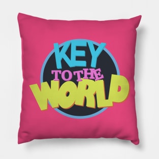 Saved by the Key to the World Pillow