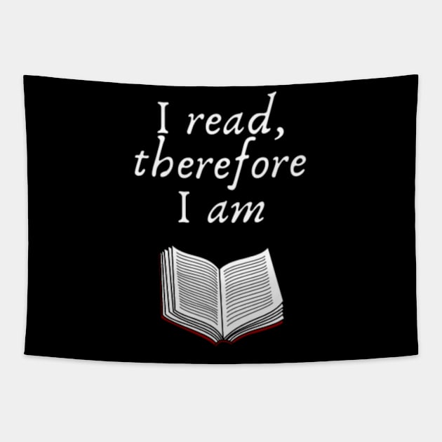 I read, therefore I am Tapestry by (Eu)Daimonia