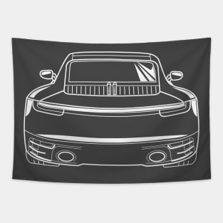 Porsche 992 carrera Tapestry