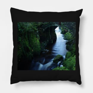 CHEESE CAKE ROCK UNDER PENMACHNO BRIDGE Pillow