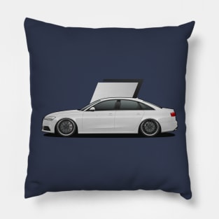 White A6 C7 stance Pillow