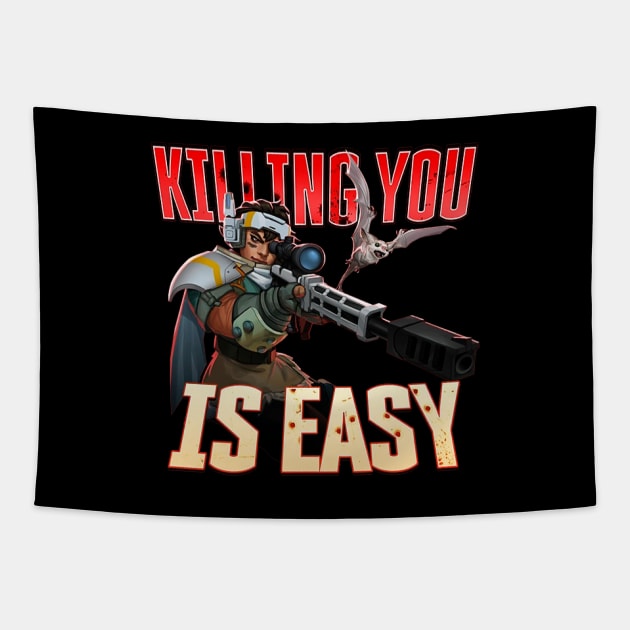 Vantage - Killing You Is Easy Tapestry by Paul Draw