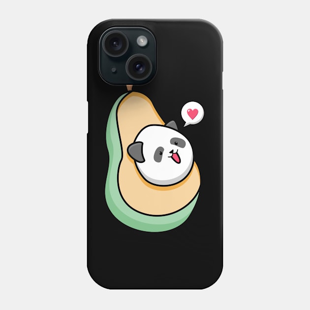 avocado panda Phone Case by BarnawiMT