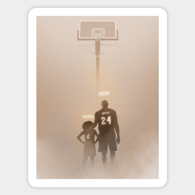 RIP Kobe Gigi - Kobe Bryant - Sticker | TeePublic