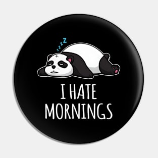 I E Mornings Lazy SleePanda Bear Animal Pin