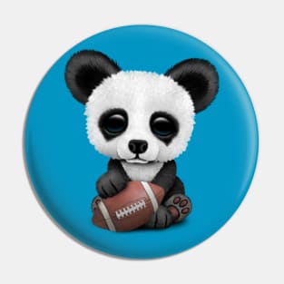 Cute Baby Panda Playing With Football Pin