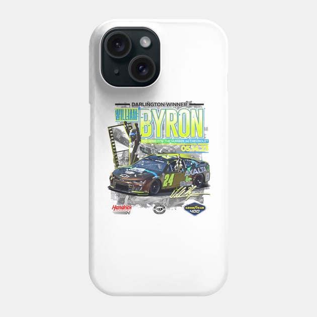 William Byron Goodyear 400 Race Winner Phone Case by art.Hamdan