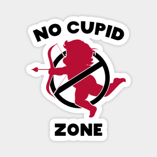 No Cupid Zone Magnet