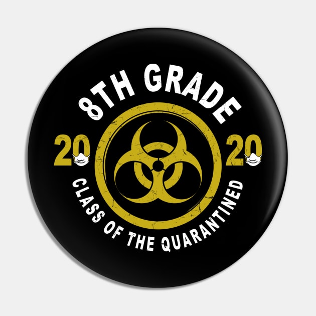 8th Grade 2020 Class Of The Quarantined Graduation Pin by KiraT