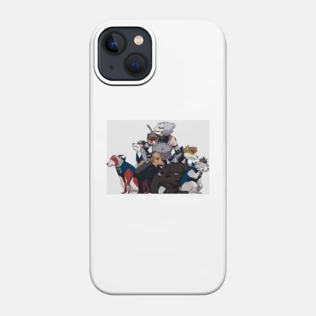 Kakashi and hounds - Kakashi - Phone Case