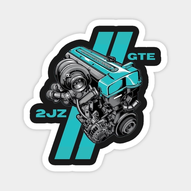 2JZ - GTE Magnet by MOTOSHIFT