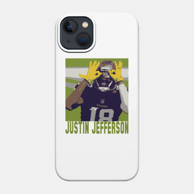 Justin Jefferson new art work - Justin Jefferson - Phone Case