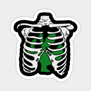 Vegan Skeleton Magnet