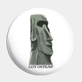 Get Your Moai on Pin