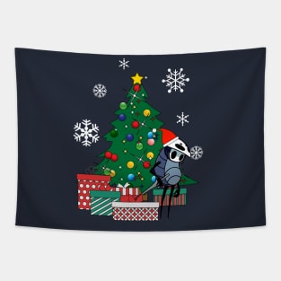 Quirrel Around The Christmas Tree Hollow Knight Tapestry