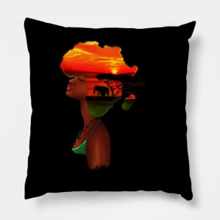 Rasta Chick Pillow