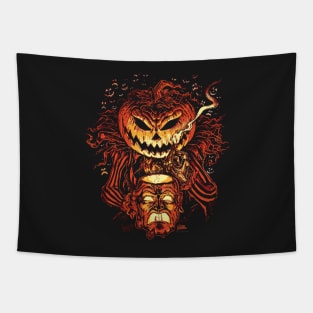 Pumpkin King Lord O Lanterns Tapestry