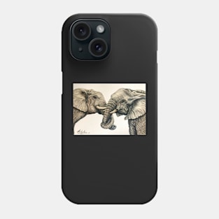 Two Trunks One Love Phone Case