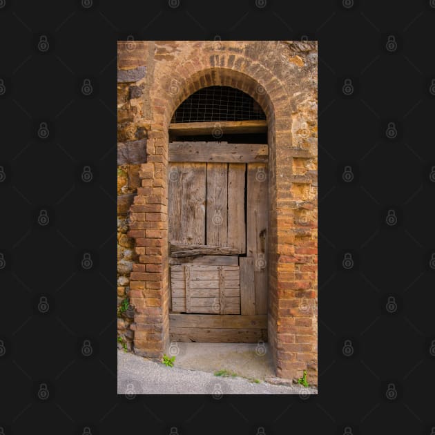 Door in San Lorenzo a Merse, Tuscany by jojobob