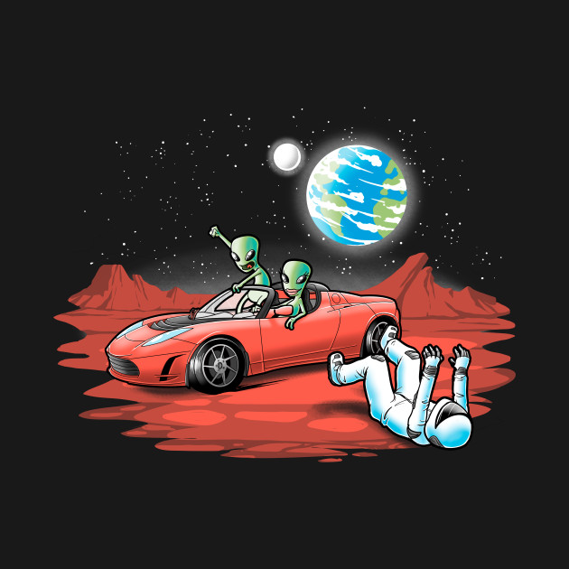 Discover Space car - Space - T-Shirt