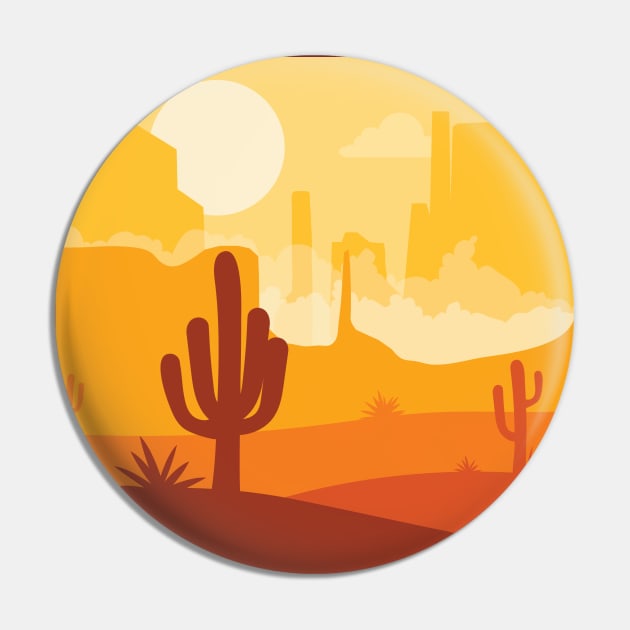 Go Eff Yourself Pickly Desert Pin by DubyaTee