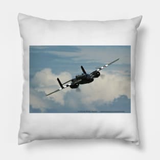 B-25D Mitchell “Grumpy” fast pass 1 Pillow