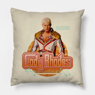 Cody rhodes \\ Retro Art \ WWE Pillow