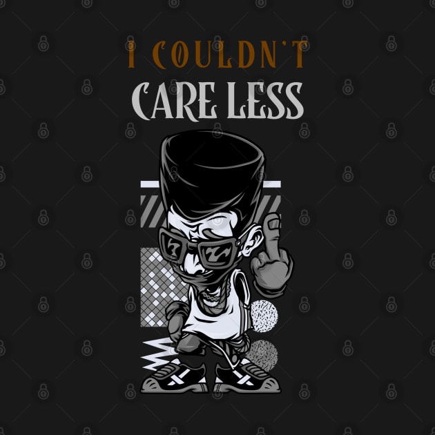 I COULDN'T CARE LESS by pixelatedidea